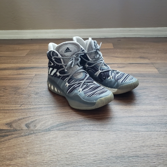 Adidas High Top Geofit sneakers size 9 - Picture 6 of 10